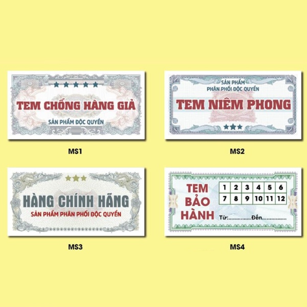tem chống giả